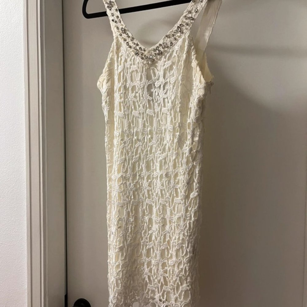 Cocktail Dress Lace Scalloping